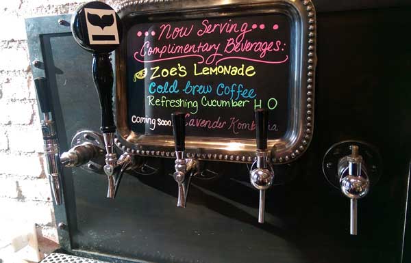 VooDoo Hair Lounge offers adult beverages for clients